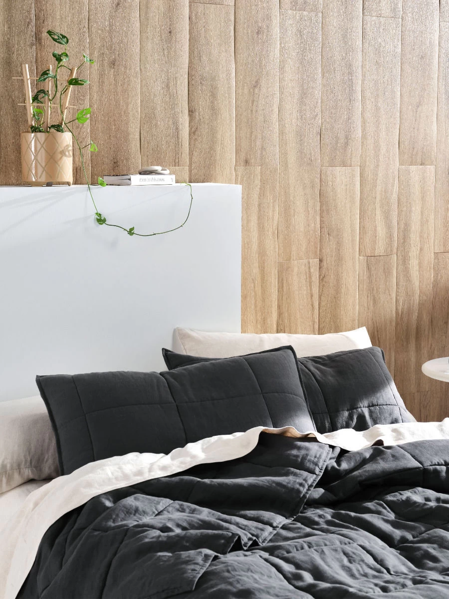 Linen House Nimes Magnet Linen Coverlet - Image 3