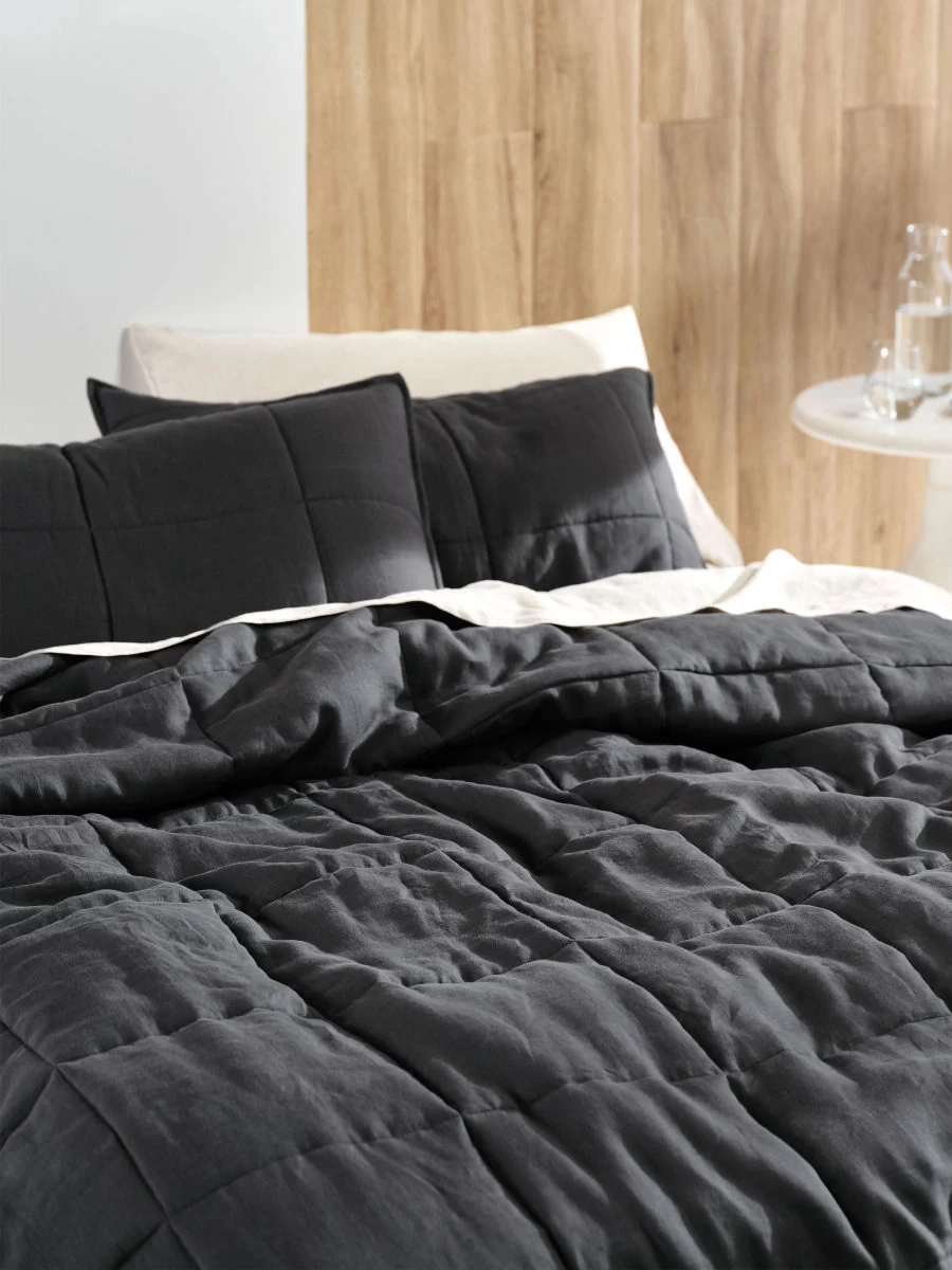 Linen House Nimes Magnet Linen Coverlet - Image 6