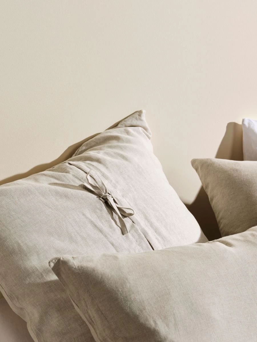 Linen House Nimes Natural Linen Quilt Cover Set - Image 9