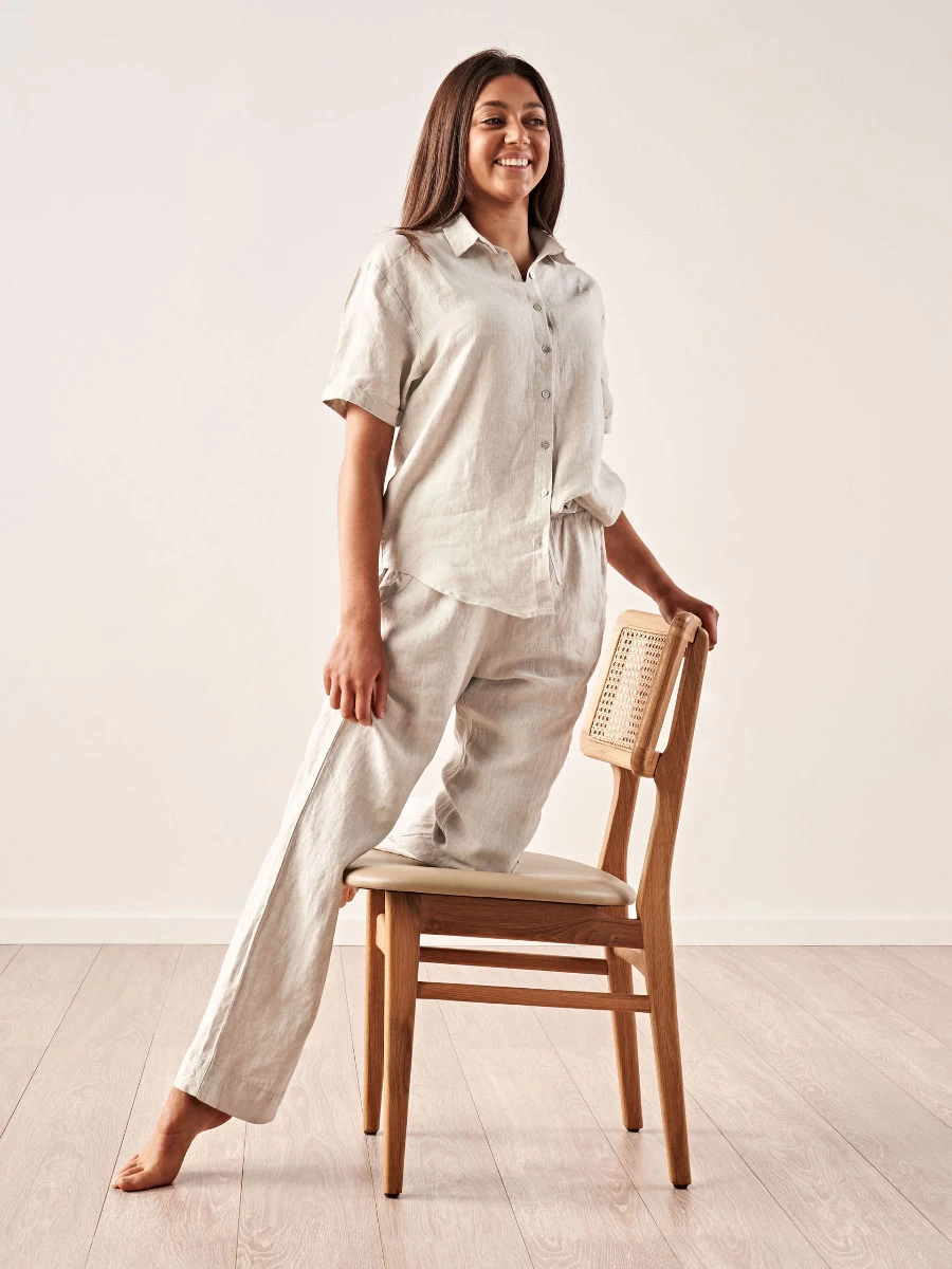 Linen House Nimes Natural Linen Shirt - Image 2