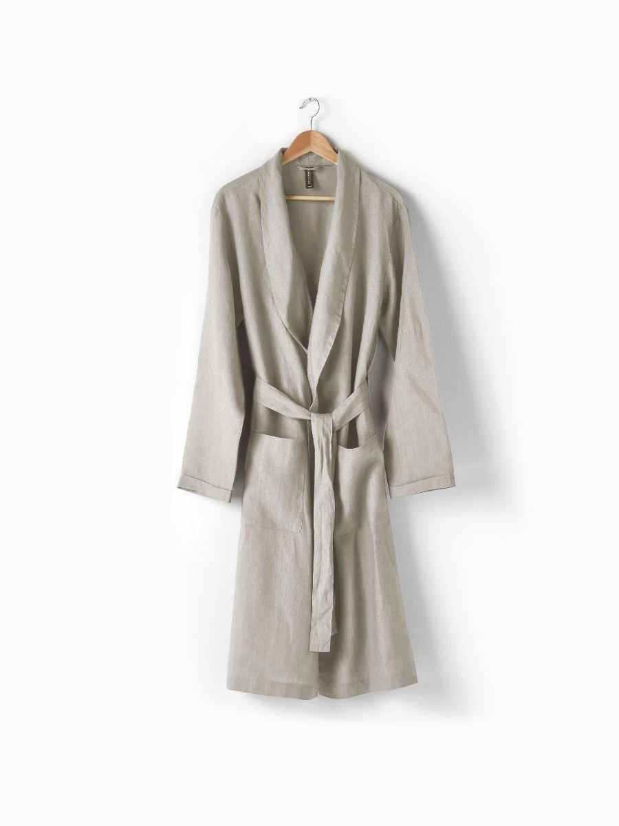 Linen House Nimes Natural Linen Robe