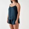 Linen House Nimes Navy Linen Cami