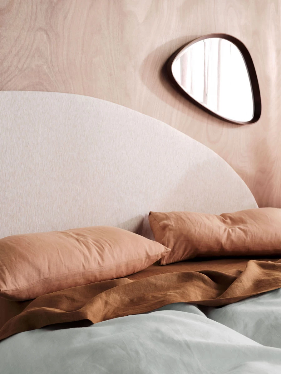 Linen House Nimes Sky Linen Quilt Cover Set - Image 6