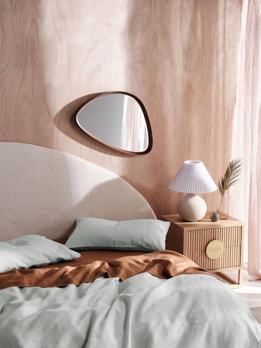 Linen House Nimes Sky Linen Quilt Cover Set - Image 3