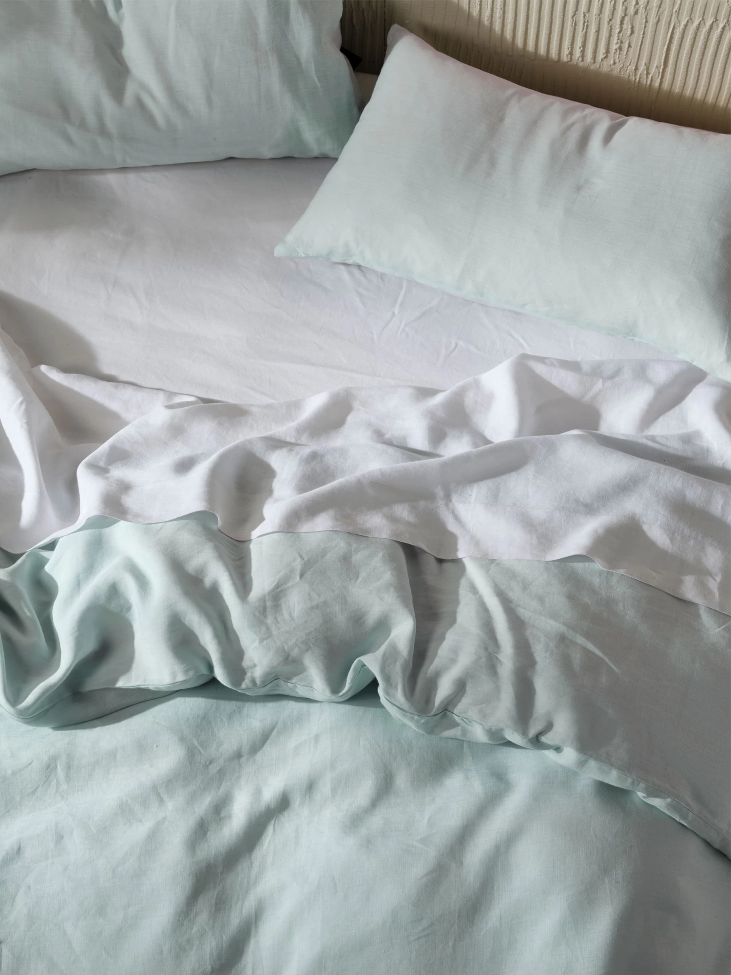 Linen House Nimes Sky Linen Quilt Cover Set - Image 2