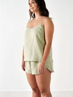 Linen House Nimes Wasabi Linen Cami