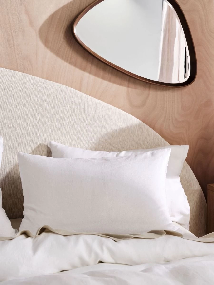 Linen House Nimes White Linen Quilt Cover Set - Image 9