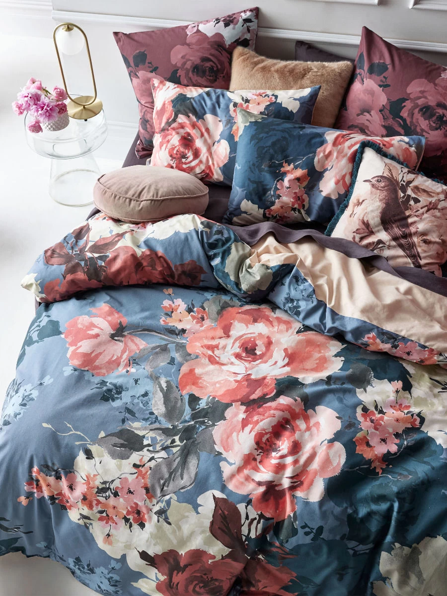 Linen House Toro Mauve Cushion 43cm Round - Image 4