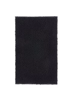 Linen House Reed Toggle Charcoal Bath Mat - 1700 GSM