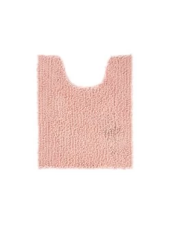 Linen House Reed Toggle Pink Contour Bath Mat - 1700 GSM
