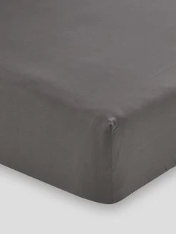 Linen House Remo 250TC Cotton Percale Fitted Sheet 40cm