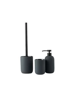 Linen House Seaspray Charcoal Bathroom Accessories Collection