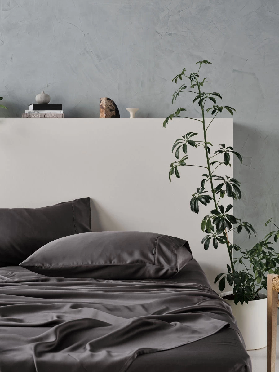 Linen House Tencel 375TC Charcoal Sheet Set - Image 5