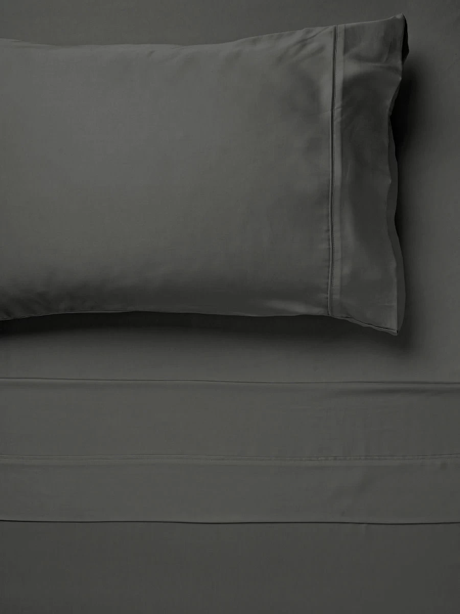 Linen House Tencel 375TC Charcoal Sheet Set - Image 2