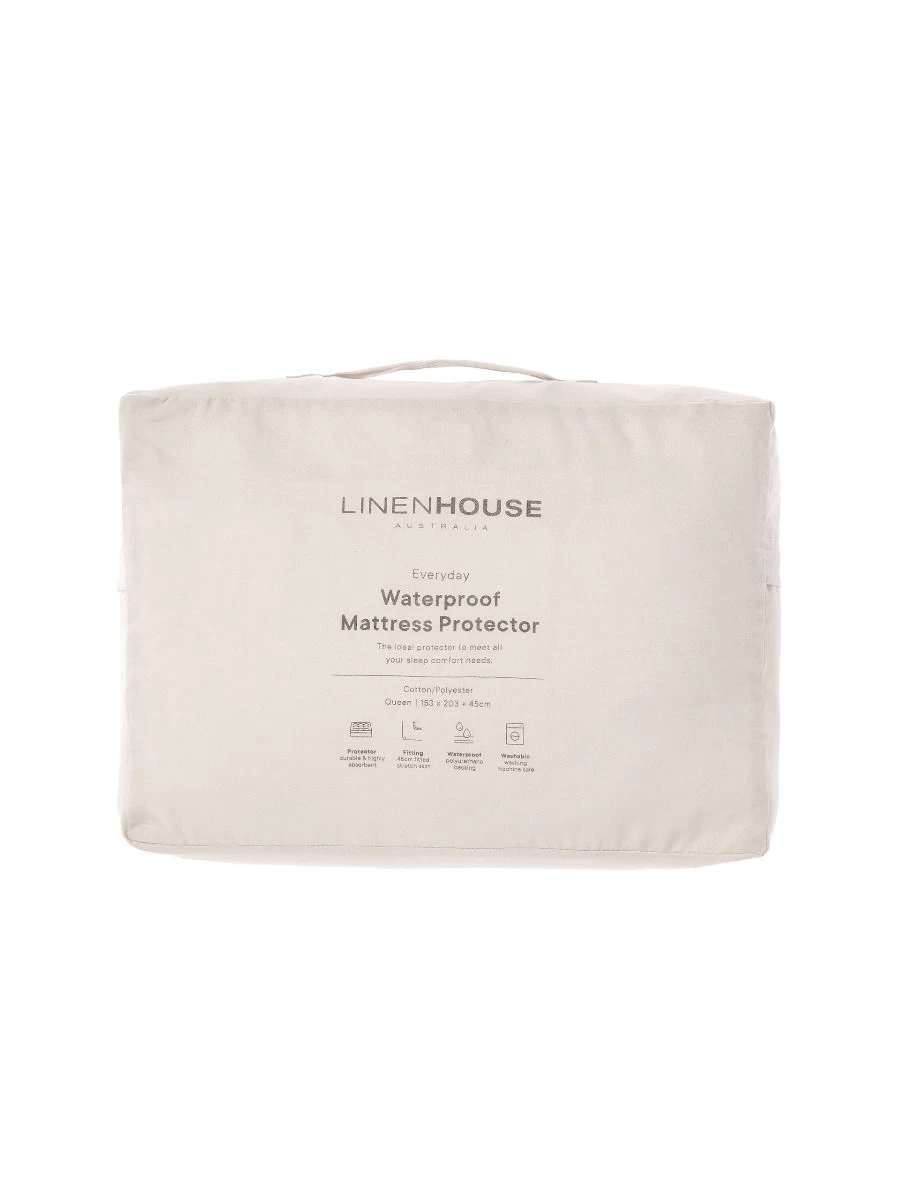 Linen House Everyday Waterproof Mattress Protector - 160 GSM - Image 3