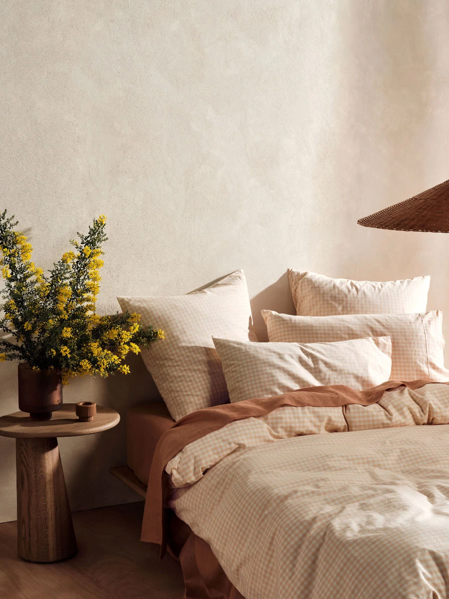 Linen House Springsteen Peach Quilt Cover Set - Image 4