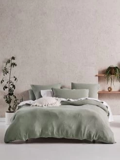 Linen House Elysian Sage Quilt Cover Set