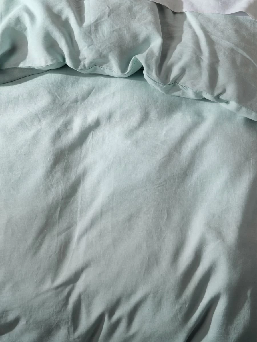 Linen House Nimes Sky Linen Quilt Cover Set - Image 4